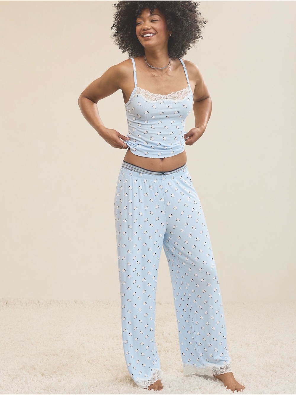 Aerie Real Soft 3-pc pajama lounge set SZ XL - Picture 10 of 14
